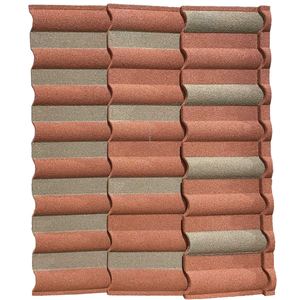 Tuiles de toit en métal revêtues de pierre de bardeau épais moderne résistant aux intempéries <span class=keywords><strong>Zinc</strong></span> aluminium <span class=keywords><strong>ardoise</strong></span> pour la <span class=keywords><strong>toiture</strong></span> d'atelier d'hôtel d'appartement - Product Image 2