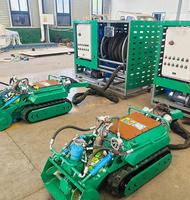 Robot de dragage de canalisations pour éliminer la graisse, le sable et les débris à l'intérieur des tuyaux d'évacuation