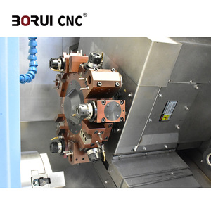 Centre de tournage CNC à lit incliné robuste BR160LDY avec tourelle motorisée BMT40 à 12 stations pour l'usinage de blocs de vannes hydrauliques - Product Image 4