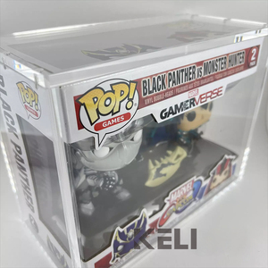 Estuche Rígido Protector Magnético de Acrílico Transparente para Figuras Funko Pop de <span class=keywords><strong>One</strong></span> <span class=keywords><strong>Piece</strong></span>, Paquete de 2, Venta al por Mayor Personalizada - Product Image 3