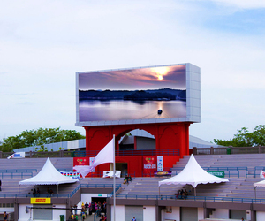 Ngoài trời P3 sân vận động <span class=keywords><strong>LED</strong></span> hiển thị 3 mét Pixel pitch IP65 không thấm nước HDR10 + 160 góc nhìn lớn bức tường video - Product Image 5