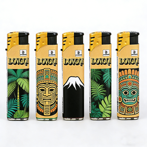 Encendedores de Cigarrillos de Gas Recargables, Resistentes al Viento, de Plástico Electrónico Personalizados, con <span class=keywords><strong>Luz</strong></span> LED, los Más Vendidos de Fábrica al Por Mayor - Product Image 4