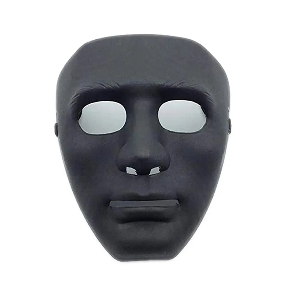 The new Black and white full face Street play Halloween plastic party mask