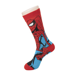Venta al por mayor personalizado de buena calidad <span class=keywords><strong>Spider</strong></span> Men Witch Batmen para personaje de dibujos animados cómic calcetines Anime mujeres calcetines de moda - Product Image 6
