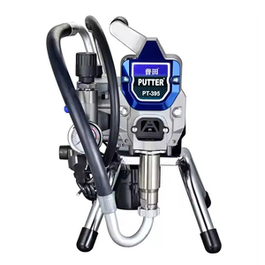 Pistola <span class=keywords><strong>de</strong></span> <span class=keywords><strong>Pintura</strong></span> Portátil sin Aire PT-395, <span class=keywords><strong>Equipo</strong></span> <span class=keywords><strong>de</strong></span> <span class=keywords><strong>Pintura</strong></span> con Bomba <span class=keywords><strong>de</strong></span> Émbolo - Product Image 2