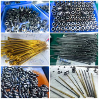 Jeu de moules à goupilles de soupape à canaux chauds H13 SKH51 pour moule d'injection de préformes PET haute précision