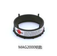 Indicateur d'impact MAG 2000, moniteur de choc mécanique 2G, fixation par vis en plastique, drapeau rouge réversible, équipement lourd, logistique, sécurité