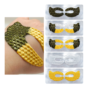 Masker Mata hidrogel anti-keriput kolagen 24k, tambalan Masker Mata kristal anti-penuaan kaviar, melembapkan dan mengurangi garis halus. - Product Image 1