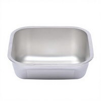 Évier de cuisine en acier inoxydable avec planche à laver, évier utilitaire pour buanderie, lavabo simple pour balcon/chambre