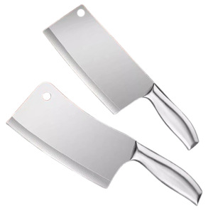 Yangjiang Knife Set 3Pcs All Steel Polished Blade Cleaver Slicer Meat Cutter Kitchen Use - Product Image 5