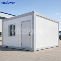 VICDOWEX Maison conteneur modulaire flexible en kit pour bureaux, entrepôts et solutions de campements modulaires