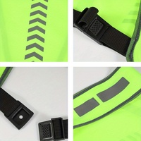 Veste de sécurité pour moto, gilet réfléchissant visible, vêtements de travail, sécurité nocturne, course à pied, cyclisme, vêtements de course, veste de circulation