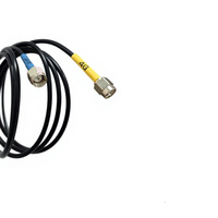 Antenne Cellulaire Durable 4dBi 700-2700MHz Étanche IP67 à Profil Bas en ABS avec Fixation par Vis N-Femelle pour Routeur Passerelle IoT M2M RG-178