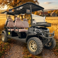 Voiturette de golf à batterie lithium du fabricant, à faible bruit et charge rapide, 4 places, pour complexe hôtelier/usage résidentiel
