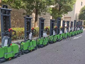 Fabriekslage prijs heftruck semi-elektrische zelfladende stapelwagen - Product Image 4