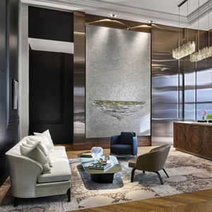 Servicio completo de diseño y construcción de muebles de dormitorio de hotel de madera maciza, modernos y artísticos, para proyectos de hoteles boutique de alta gama. - Product Image 2