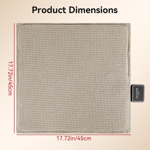 Cojín Calefactor Portátil de Nano Carbono de 45x45cm, Funda Lavable Extraíble, Alimentado por Batería USB, para Hogar, Oficina y Exteriores - Product Image 5
