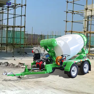 Réservoirs de transport de béton de 1,5 m³, 2 m³, 3 m³, bétonnière autochargeuse, remorque pour travaux de construction - Product Image 1