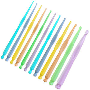 Couleur Plastique Crochet Dentelle Crochet Pull À La Main BRICOLAGE À Tricoter Outils <span class=keywords><strong>Laine</strong></span> Dentelle Crochet, Crochet Ensemble - Product Image 3