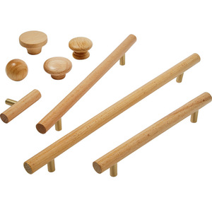 Nordic Brass Small Handle Natural Color Ball Cabinet Door Wardrobe Cupboard Minimalist Light Luxury <b>Drawer</b> Knob - Product Image 1