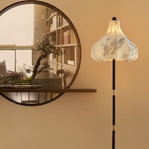 Artistic Elegant Retro Floor Lamp Led Light Source 4-10 Sqm Irradiation Area For Living Room Bedroom Hotel Use - Product Image 3