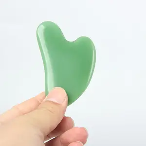 Gua Sha Facial Tool in verschiedenen Farben Kristall Stone Guasha Board für SPA, Gua Sha Scrap ing Massage Tool im Gesicht