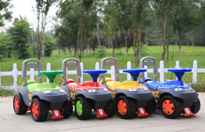 Auto Cavalcabile per Bambini di Alta Qualità con Musica e Luci, Promozione Natalizia, <span class=keywords><strong>3</strong></span> in 1 Auto a Spinta e Scivolo per Neonati - Product Image 6