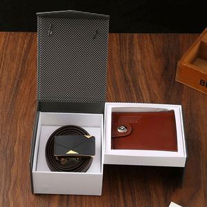 Mens Wallet Belt Gift Set Christmas <b>Valentine</b> Day Present for Husband Business Souvenir - Product Image 5
