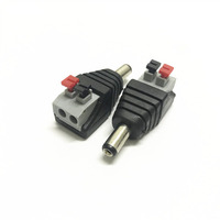 Ventes chaudes Prise d'alimentation jack 12V CC 2 broches 5,5*2,1 mm Connecteur femelle CC Type poussoir