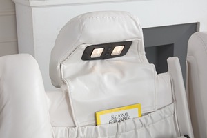 Moderno Conjunto de Sofá Reclinable Eléctrico 3+2 con Iluminación LED, Luces de Lectura, Puertos USB, Portavasos, Mesa Abatible y Tapicería de Cuero Extensible - Product Image 4