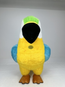 2.6m <span class=keywords><strong>bleu</strong></span> peluche EVA gonflable <span class=keywords><strong>perroquet</strong></span> mascotte Costume pour adultes imprimé personnes casque pour fête carnaval Halloween noël - Product Image 4