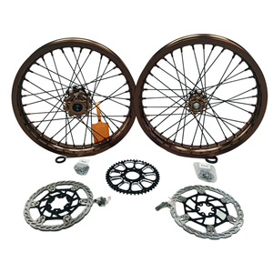 Rueda Trasera 12 Pulgadas Para Moto Off-road - Llanta 80/100-12, Disco Freno 190mm, Piñón 41T