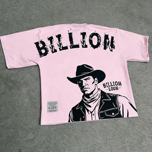 เสื้อยืดผู้ชายดีไซน์วินเทจทรงครอปไซส์ใหญ่100% ผ้าฝ้ายปรับแต่งโลโก้ได้ - Product Image 3