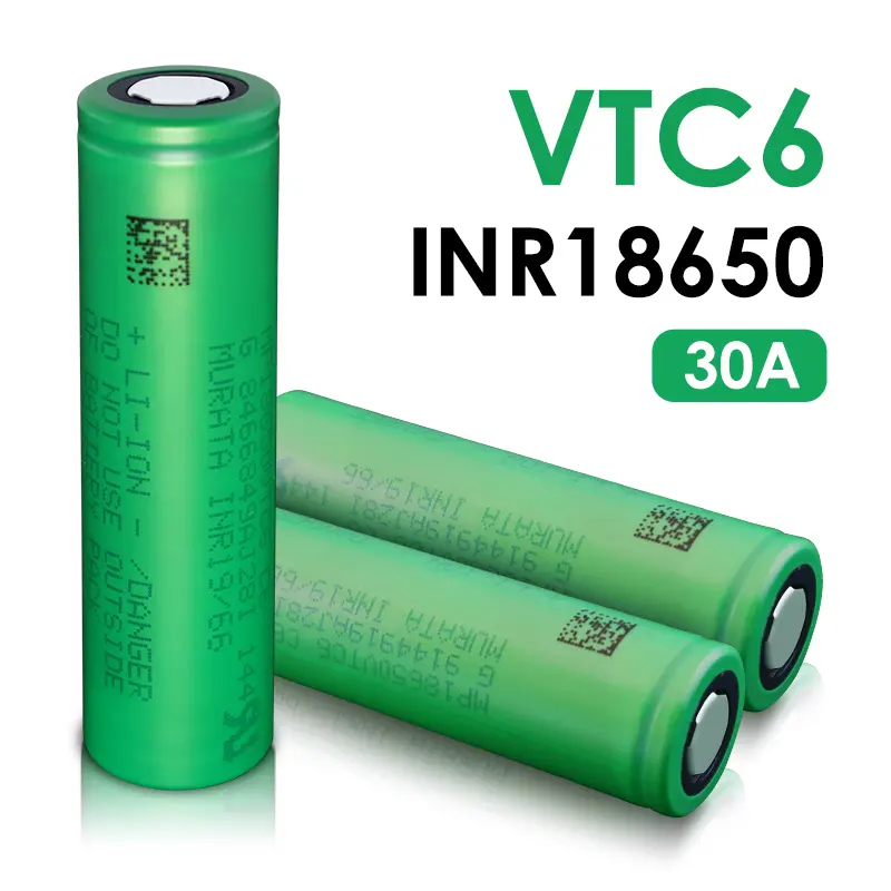 MP 100% Original VTC6 INR18650 Batterie de stockage d'énergie 2500mAh 30A 10C 3.7V Batterie lithium-ion pour outils électriques et vélo électrique