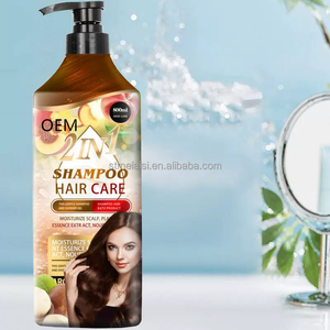 Champú anticaspa <span class=keywords><strong>Natural</strong></span> sin sulfato <span class=keywords><strong>de</strong></span> etiqueta privada 2 en 1 <span class=keywords><strong>de</strong></span> 800ml Champú para el cabello con aceite <span class=keywords><strong>de</strong></span> argán orgánico - Product Image 3