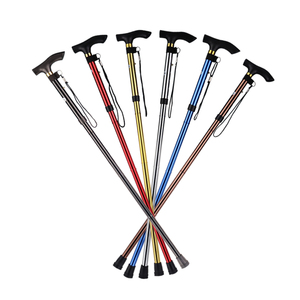 Bâtons <span class=keywords><strong>de</strong></span> <span class=keywords><strong>marche</strong></span> et cannes médicales réglables en acier inoxydable pour adultes et hommes âgés - Product Image 2