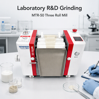 Broyeur à trois rouleaux MTR-50 de haute précision et haute efficacité pour le broyage et la dispersion en laboratoire