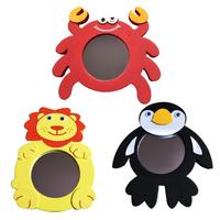 Juguete de Espejo para Baño de Eva para Niños, Espuma EVA No Tóxica, Juguetes Educativos para Baño de Bebés con Diseño de Dibujos Animados