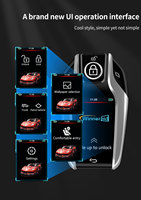 Clé intelligente dernière version avec écran LCD universel pour BMW Touch Car S Less Entry Auto Lock