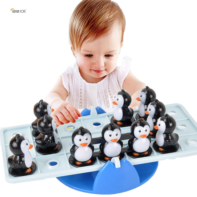 Penguin Balance Game Toys Child Interactive Family Tabletop Puzzle Game Montessori Toy