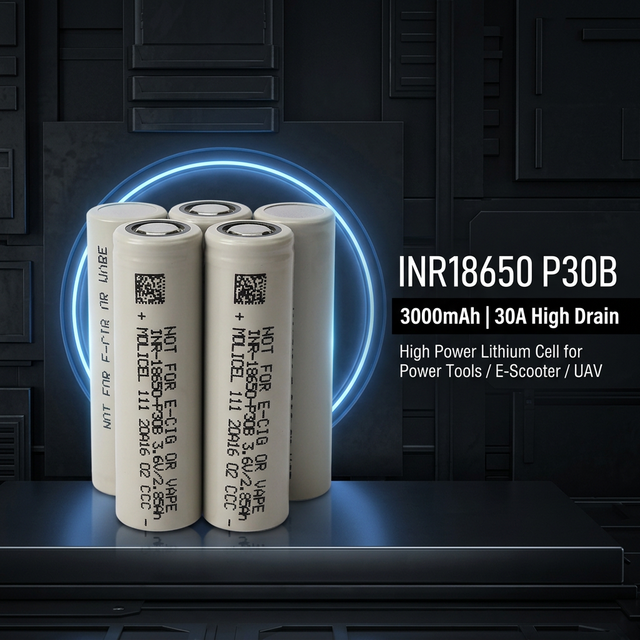 Guarantee Original 18650 Battery Molicel INR18650 P30b 3000mah 30A Discharge 18650 Cylindrical Battery P45b P30b P28a