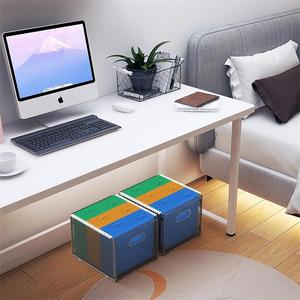 Lot de 2 organiseurs de fichiers suspendus, boîte de classement en maille, boîte de rangement pour classeur, boîtes de rangement pour la maison, le bureau, l'espace de travail - Product Image 4