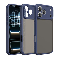 Étui de téléphone portable antichoc et étanche en TPU+PC pour 17/17 Pro/17 Pro Max avec coins renforcés et finition mate