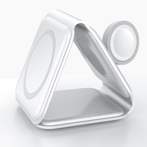 Produits innovants 2025, chargeur sans fil 3 en 1 à charge rapide 15W, support magnétique léger 10W pour <span class=keywords><strong>iPhone</strong></span>, montre, écouteurs - Product Image 3