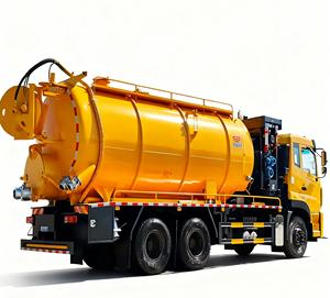 Camion à vide Euro 3 de 28 000 litres, 28 tonnes, 6x4, pour aspiration des eaux usées - Étanche pour les usines d'adhésifs - Product Image 3