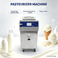 Pasteurisateur automatique 32L pour liquides (œufs, jus, bière), produits laitiers, miel et lait, avec fonction d'homogénéisation