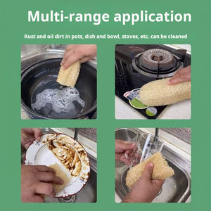 Wholesale whole loofah natural loofah can wash bowl and <b>bath</b> loofah - Product Image 3