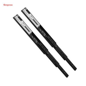 Tuyệt Đẹp 45Mm Giấu Runners Kênh Bóng Mang Đồ Nội Thất Ngăn Kéo Hướng Dẫn Kênh Kính Thiên Văn Mềm Đóng Ngăn Kéo Trượt Đường Sắt - Product Image 4