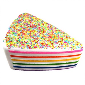 Hot Sale PU Foam Colorful Large Thousand Layer Cake Shaped Venting Slow Rising Stress Reliever <b>Squeeze</b> Promotional Toy for Kids - Product Image 6