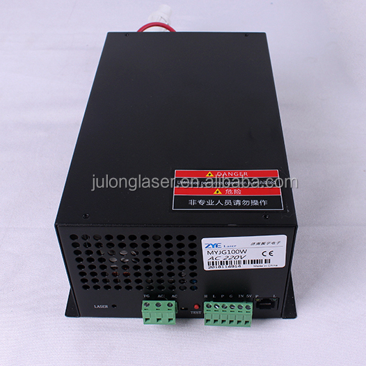 Manufacturer Power Supply ZYE MYJG 80W 100W Laser Power Supply 110V 220V for Co2 Laser Cutting Machine